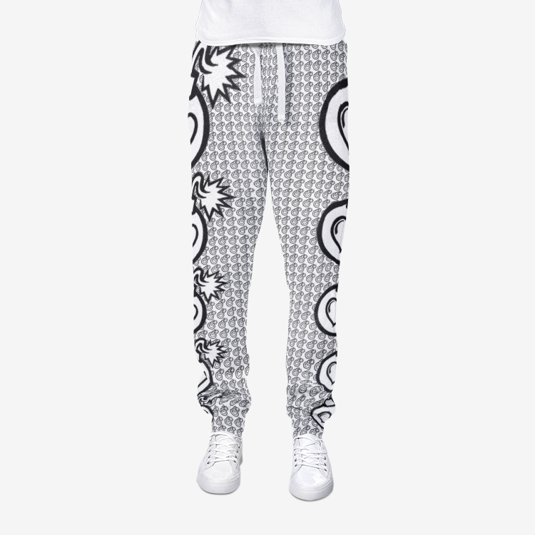 LUVBOMB TRACK PANT PHASE3 - WHITE