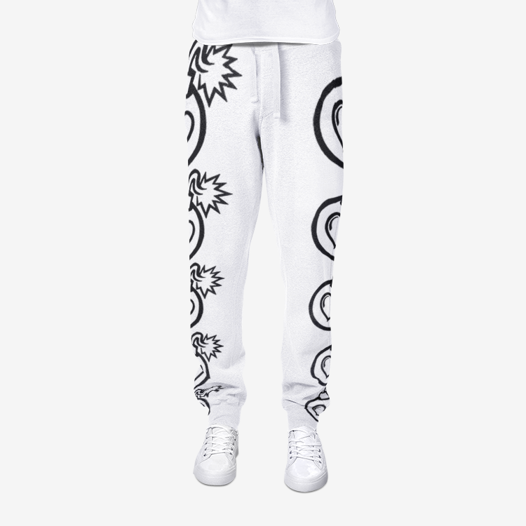 LUVBOMB TRACK PANT PHASE2 - WHITE